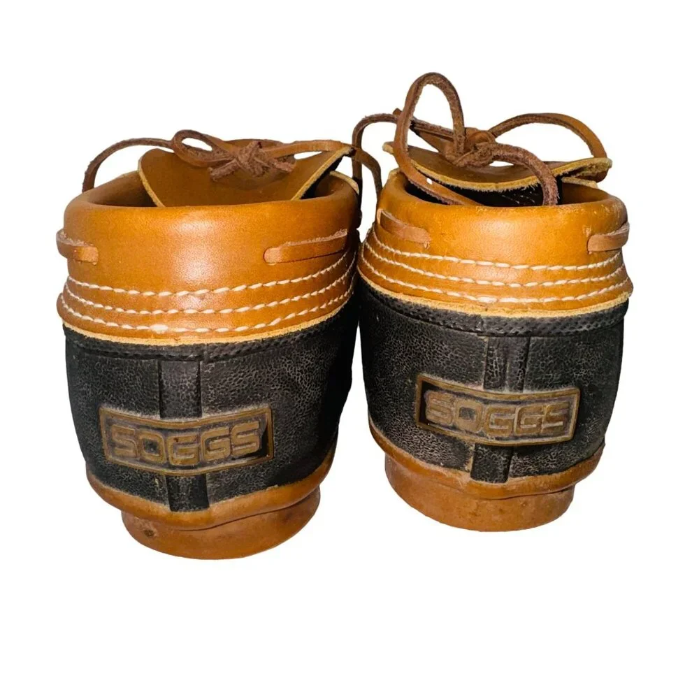 Vintage Soggs Duck Boots Size 7 Steel Shank Thinsulate Duck Hunting Shoe Slip On - Picture 5 of 10